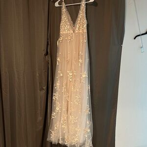 Altar'd State Cream Floral Dress